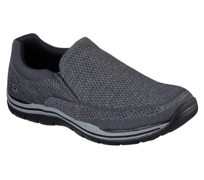 Skechers Relaxed Fit: Expected - Gomel - Mens Slip On Shoes Grey [AU-BJ6485]